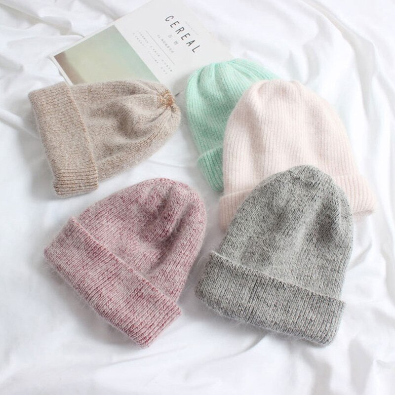 Women's Winter Hat with Rabbit Fur Women's Winter Hat with Rabbit Fur