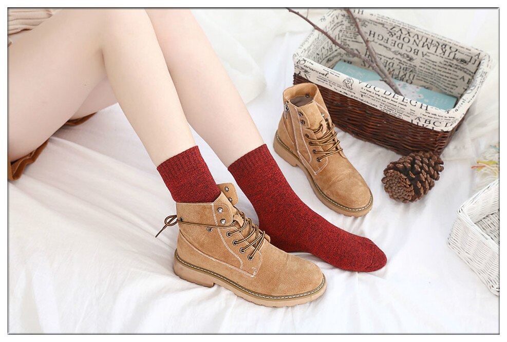 Women's Thick Winter Socks 5 Pairs Set Women's Thick Winter Socks 5 Pairs Set