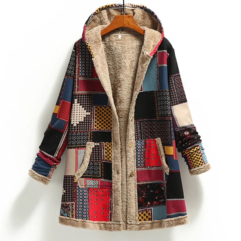 Women's Patchwork Style Winter Coat Women's Patchwork Style Winter Coat