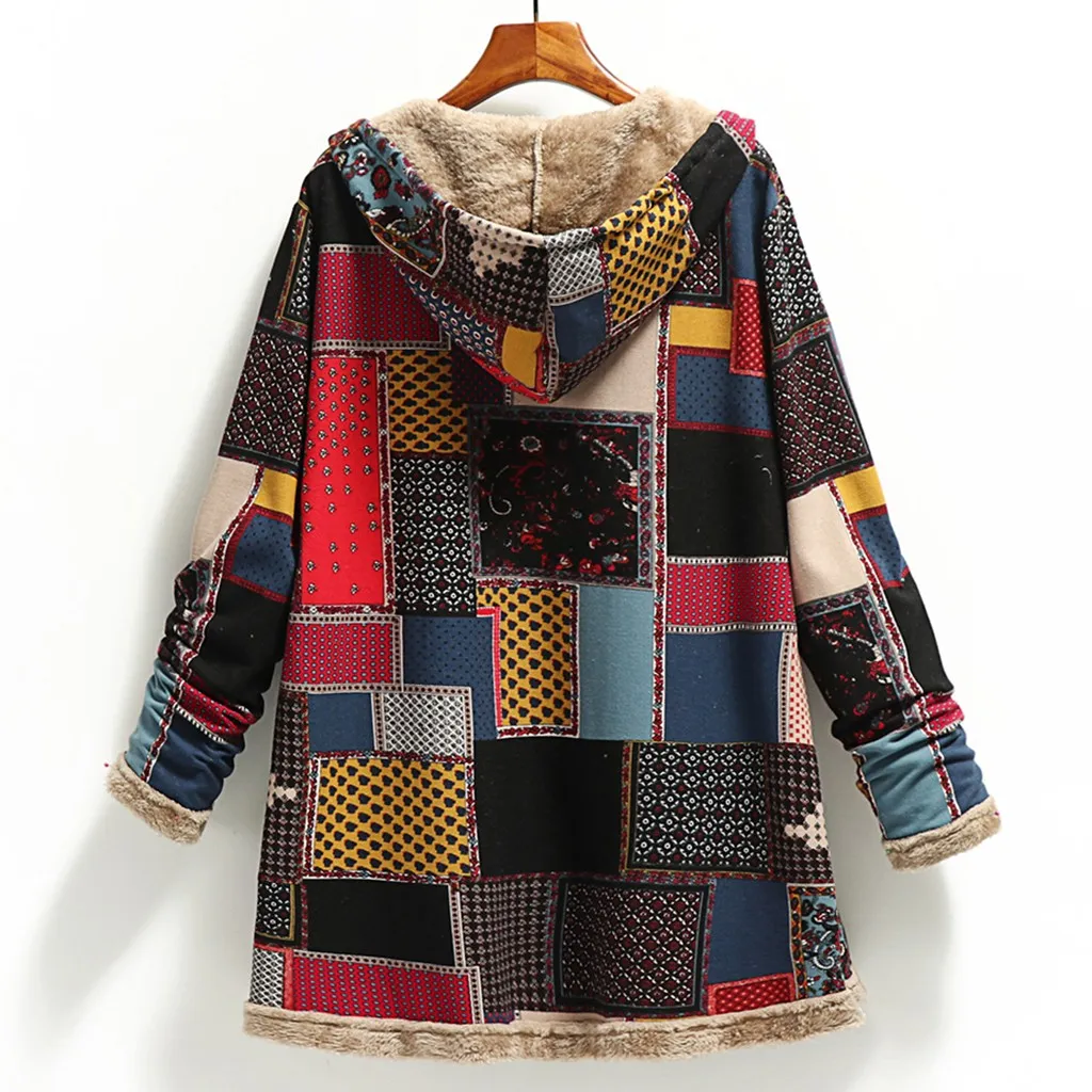 Women's Patchwork Style Winter Coat Women's Patchwork Style Winter Coat