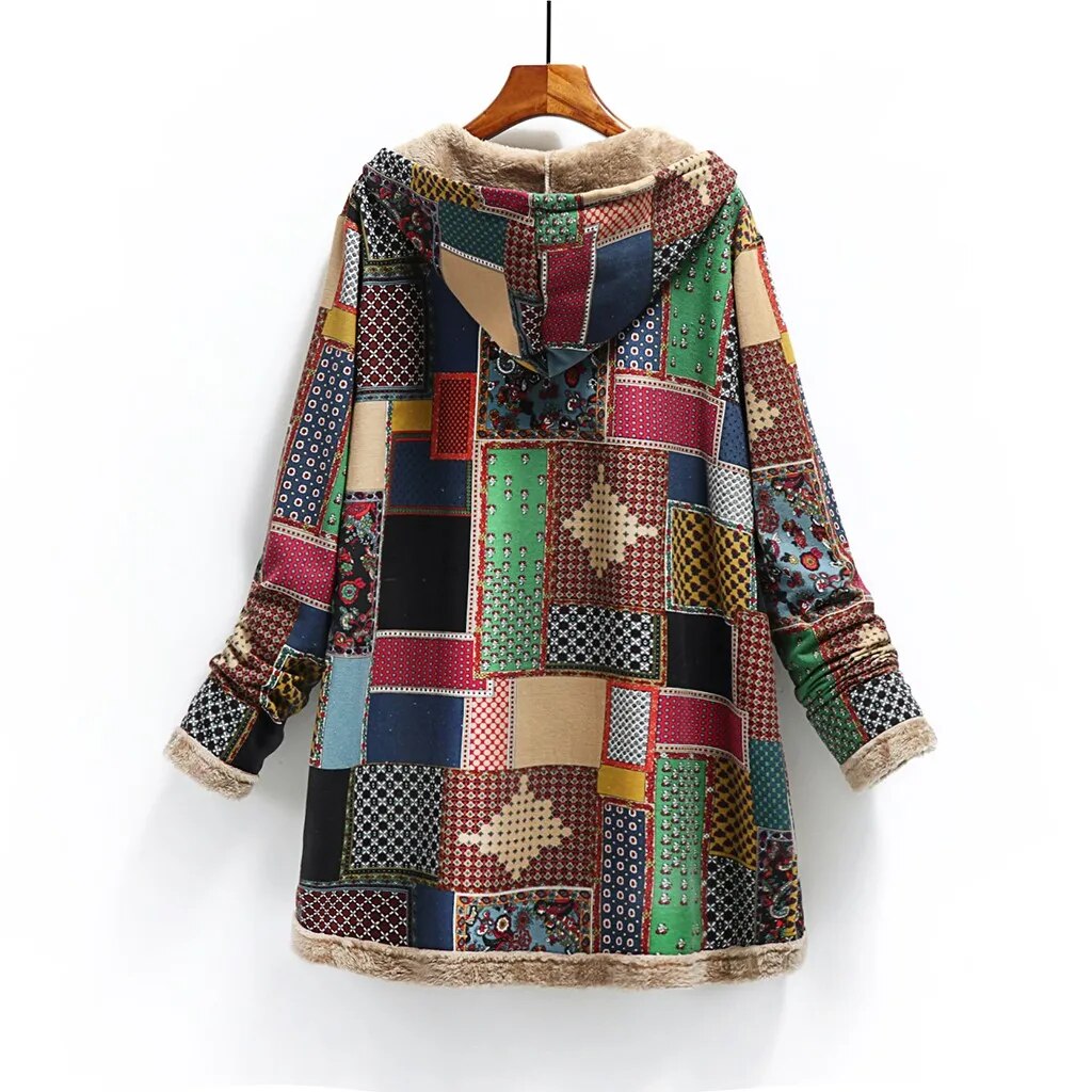 Women's Patchwork Style Winter Coat Women's Patchwork Style Winter Coat