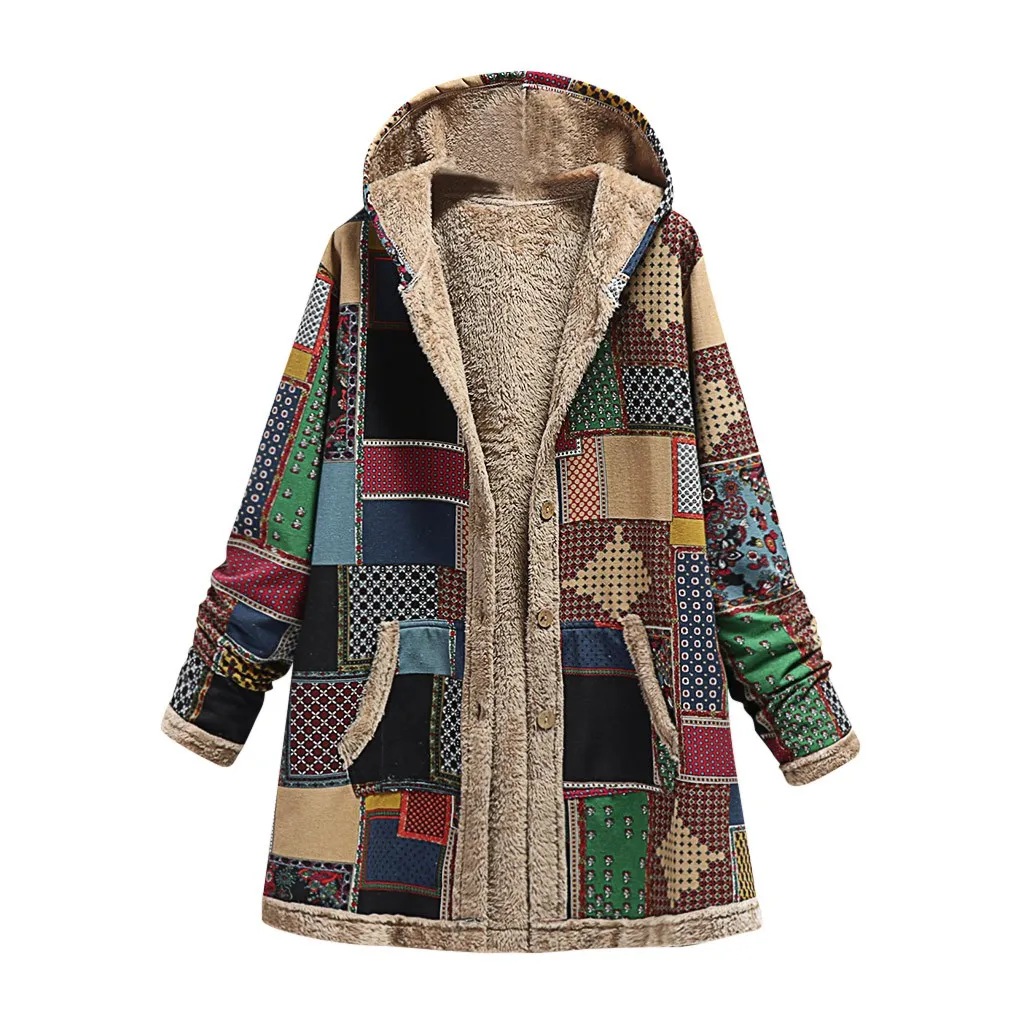 Women's Patchwork Style Winter Coat Women's Patchwork Style Winter Coat