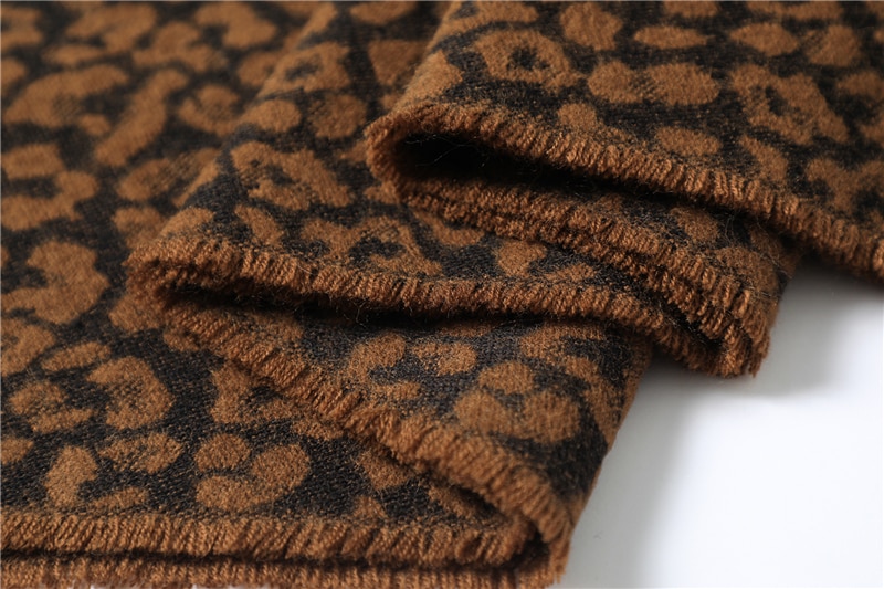 Women's Leopard Print Winter Scarf Women's Leopard Print Winter Scarf