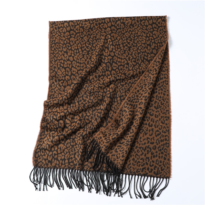 Women's Leopard Print Winter Scarf Women's Leopard Print Winter Scarf