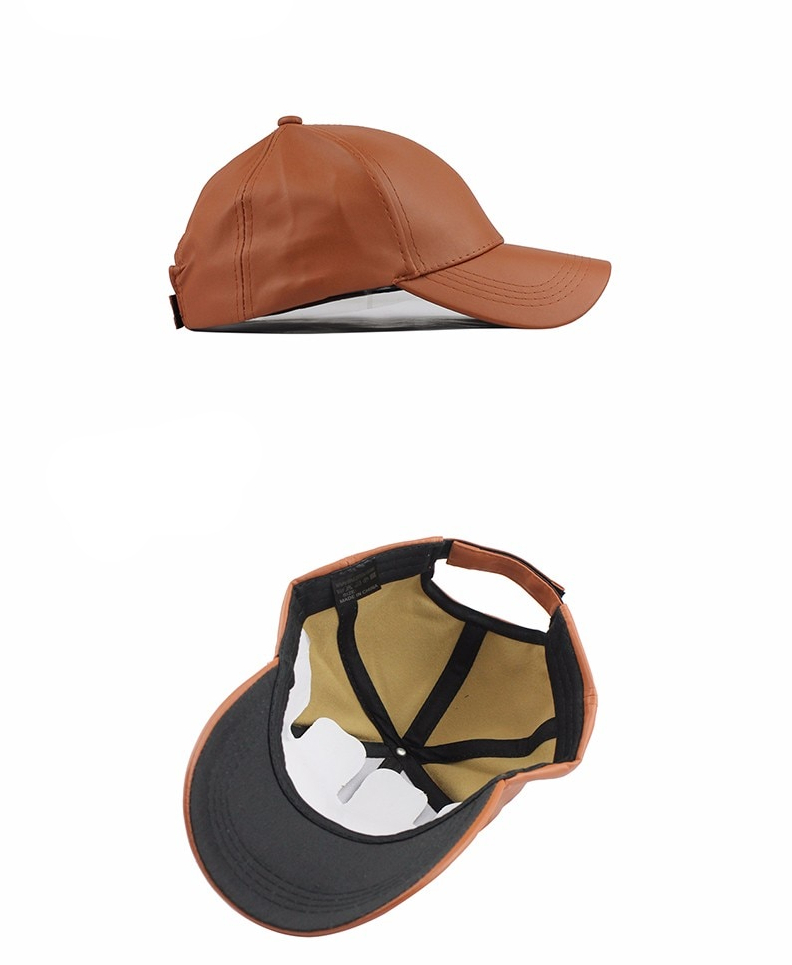Men's Leather Winter Baseball Cap Men's Leather Winter Baseball Cap