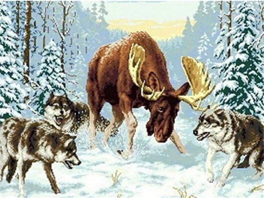Winter Elk Diamond Painting Winter Elk Diamond Painting