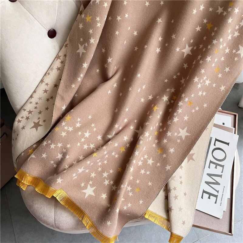 Women's Double Color Winter Scarf Women's Double Color Winter Scarf