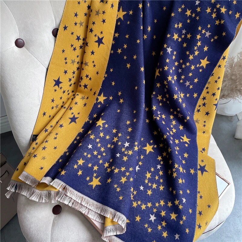 Women's Double Color Winter Scarf Women's Double Color Winter Scarf