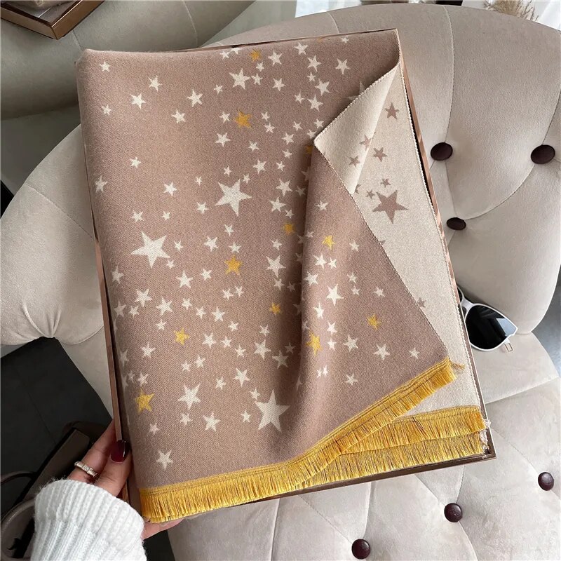 Women's Double Color Winter Scarf Women's Double Color Winter Scarf