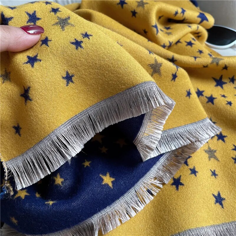 Women's Double Color Winter Scarf Women's Double Color Winter Scarf