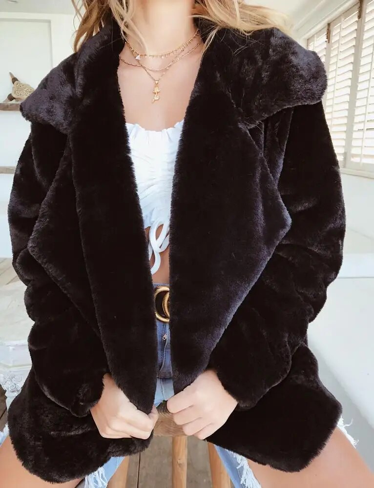 Women's Plush Winter Coat Women's Plush Winter Coat