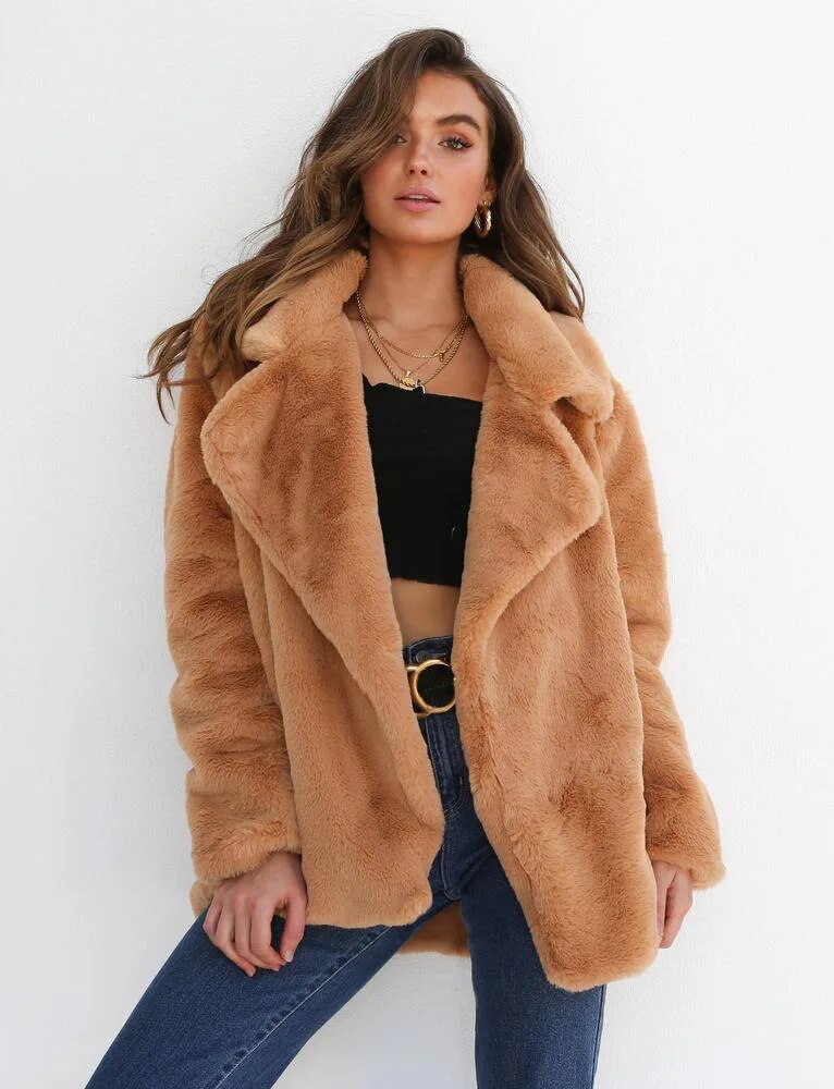 Women's Plush Winter Coat Women's Plush Winter Coat
