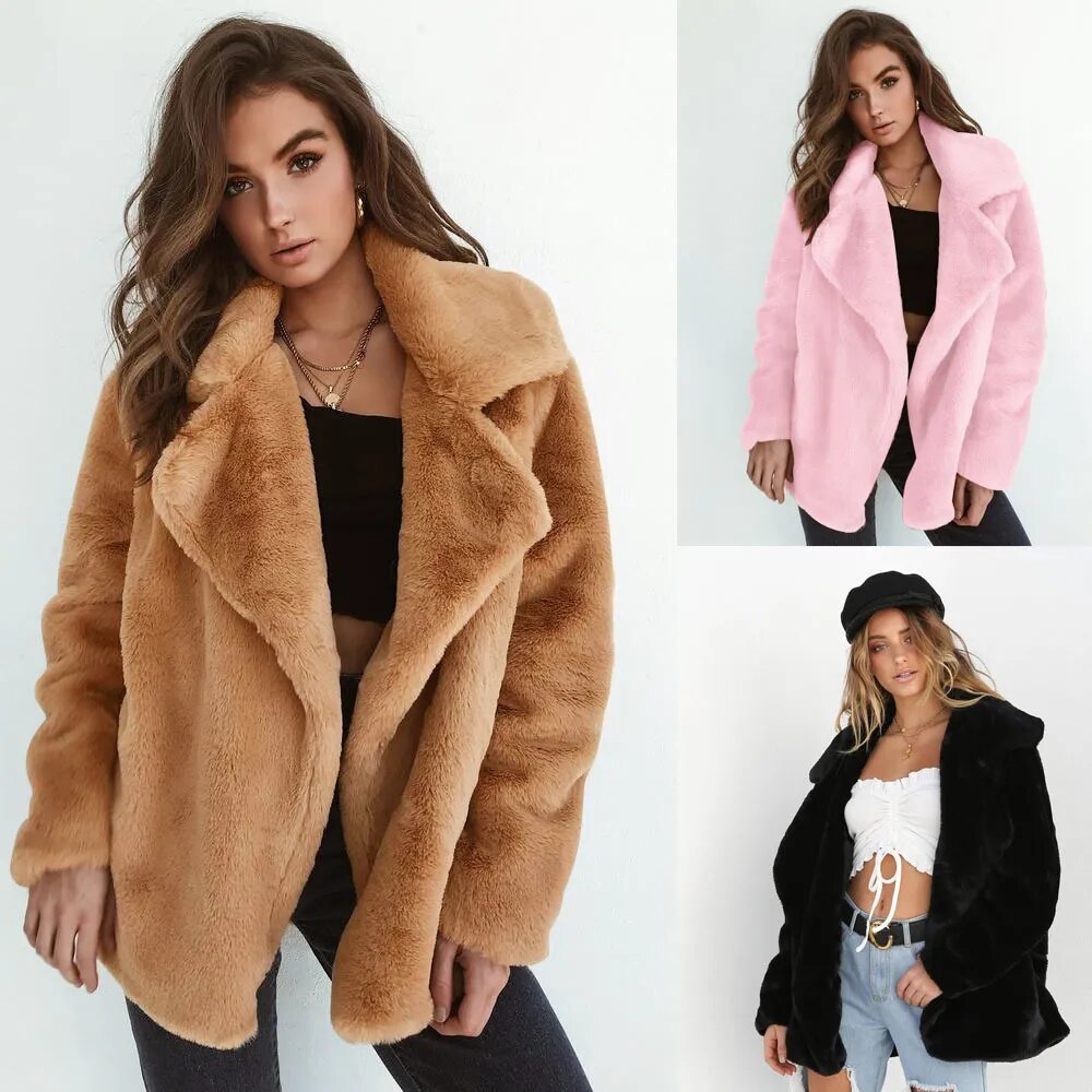 Women's Plush Winter Coat Women's Plush Winter Coat