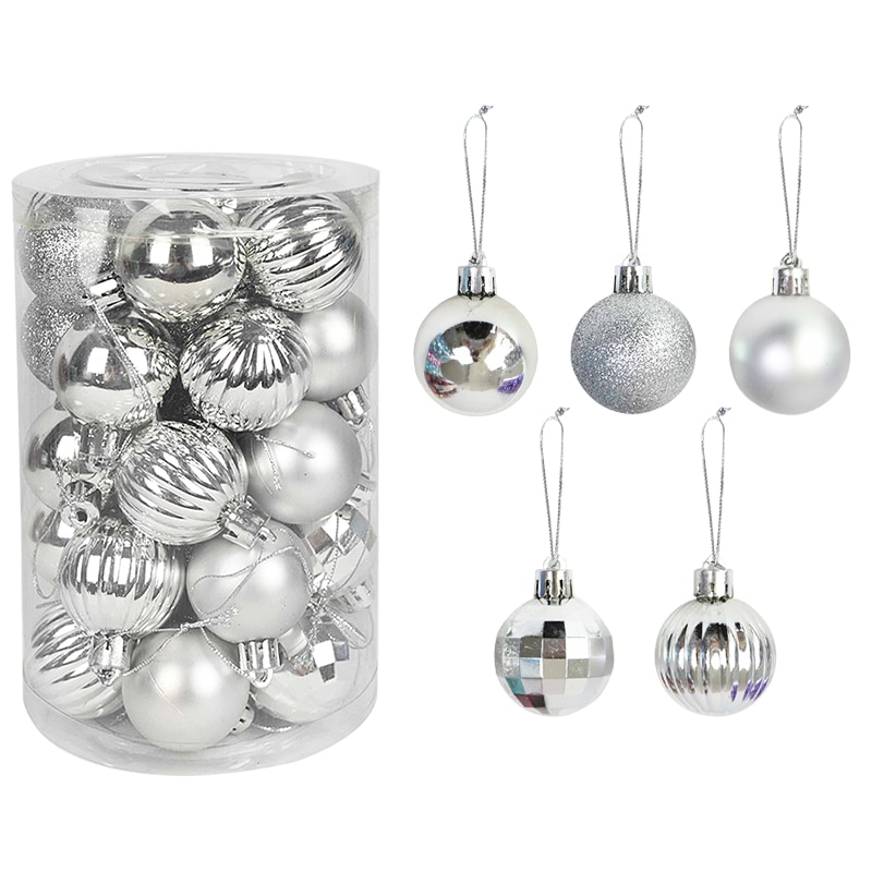 Colorful Christmas Tree Decoration Balls Set Colorful Christmas Tree Decoration Balls Set