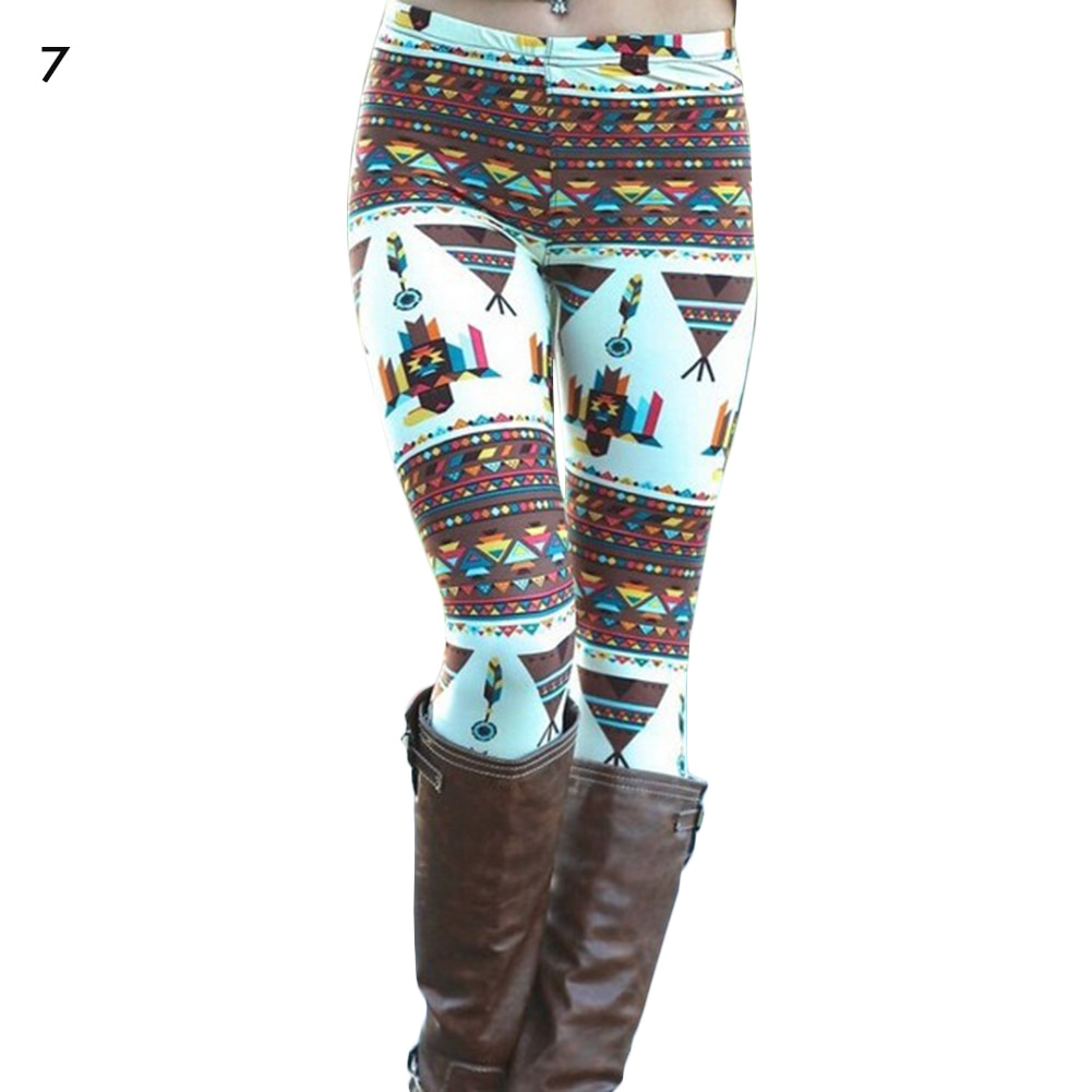 Women's High Waisted Leggings with Christmas Print Women's High Waisted Leggings with Christmas Print
