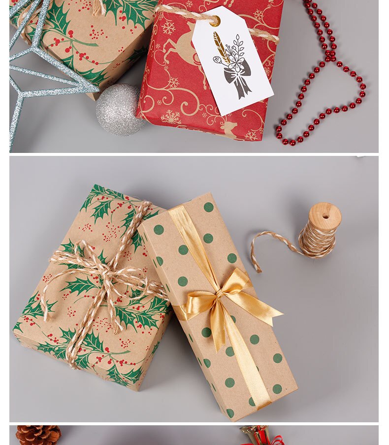 Kraft Paper Christmas Wrapping Paper Kraft Paper Christmas Wrapping Paper