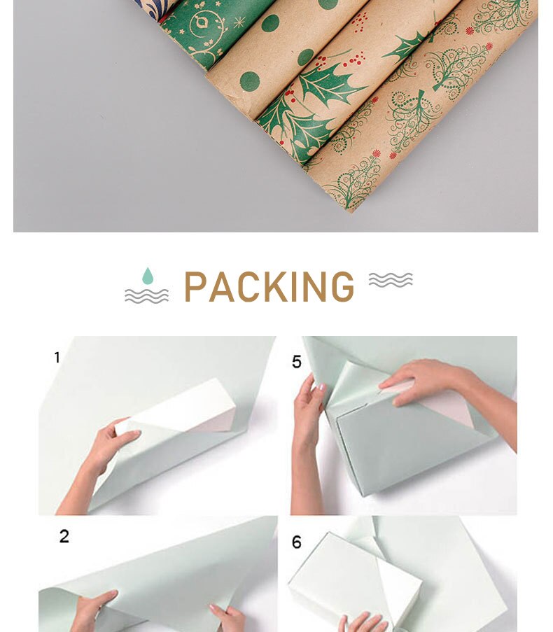 Kraft Paper Christmas Wrapping Paper Kraft Paper Christmas Wrapping Paper