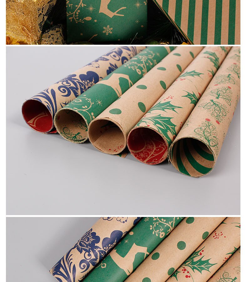Kraft Paper Christmas Wrapping Paper Kraft Paper Christmas Wrapping Paper