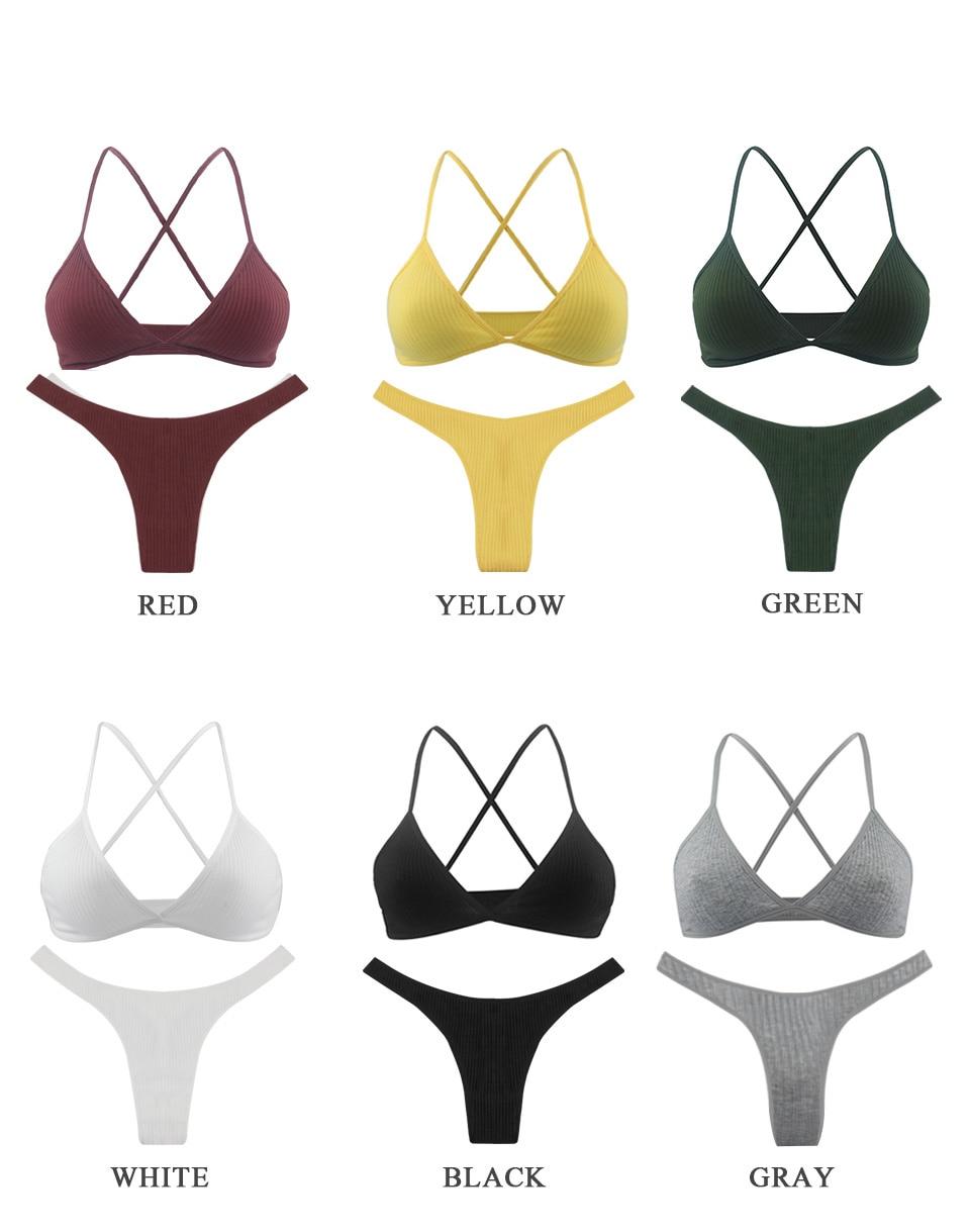 Thin Cotton Underwear Set Thin Cotton Underwear Set