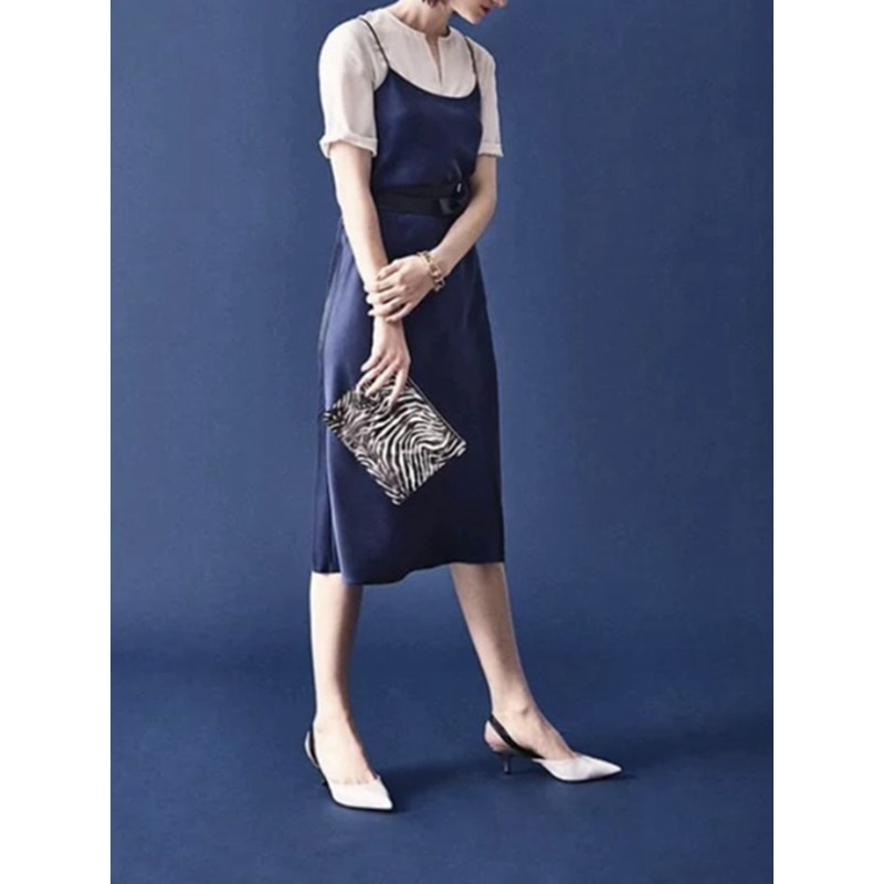 Women's Spaghetti Strap Satin Dress Women's Spaghetti Strap Satin Dress