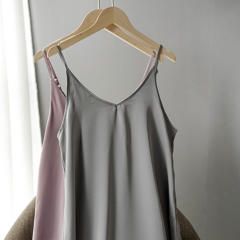 Women's Basic Satin Dress Women's Basic Satin Dress