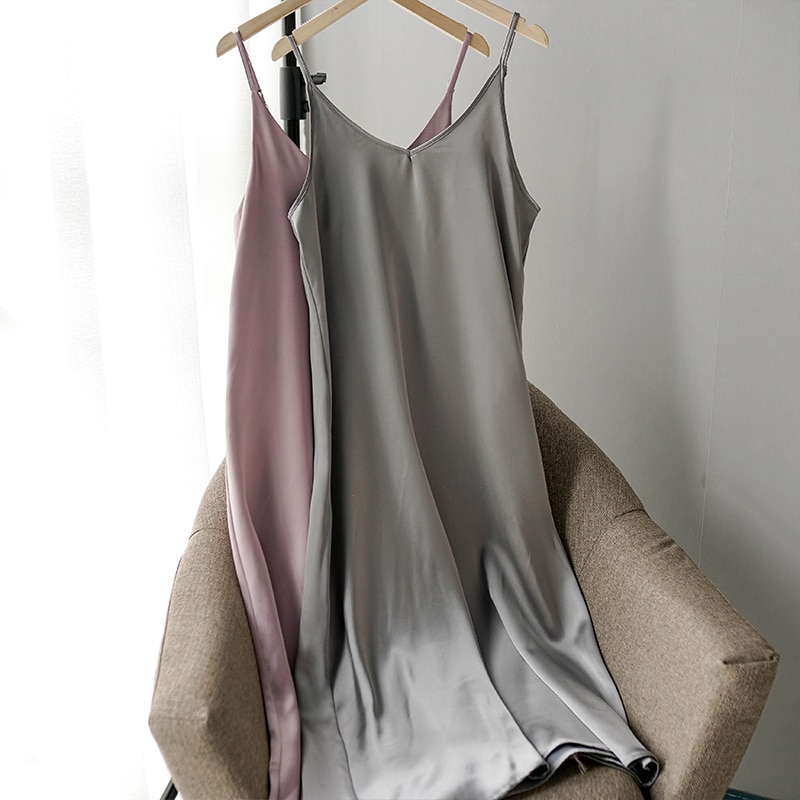 Women's Basic Satin Dress Women's Basic Satin Dress
