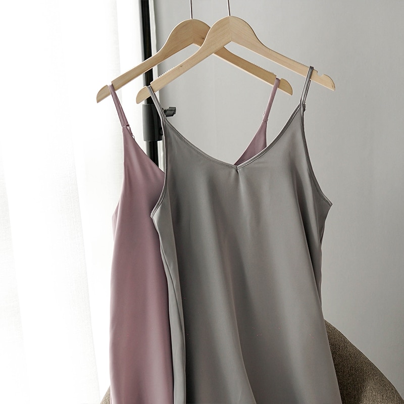 Women's Basic Satin Dress Women's Basic Satin Dress