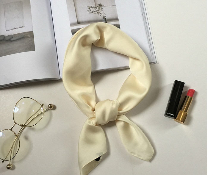 Women's Solid Color Satin Scarf Women's Solid Color Satin Scarf