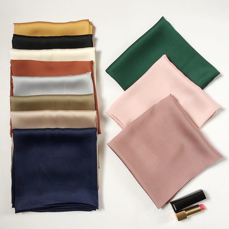 Women's Solid Color Satin Scarf Women's Solid Color Satin Scarf