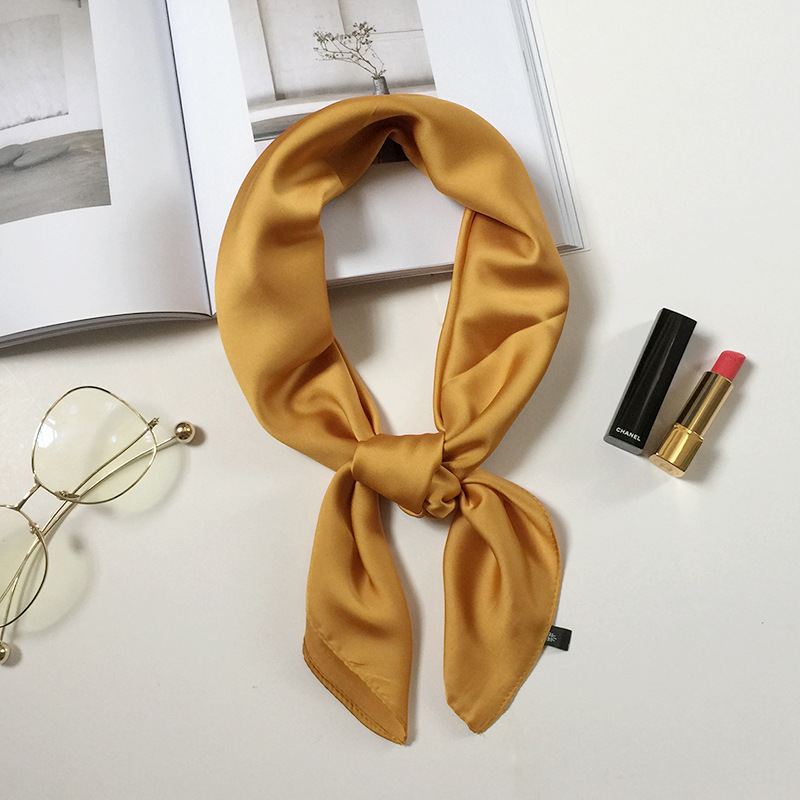 Women's Solid Color Satin Scarf Women's Solid Color Satin Scarf