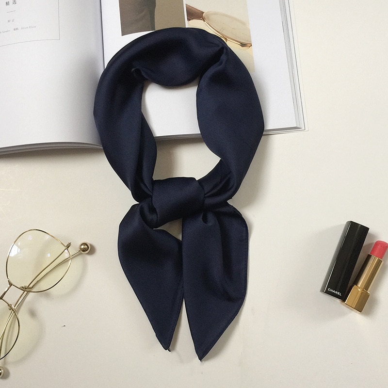 Women's Solid Color Satin Scarf Women's Solid Color Satin Scarf