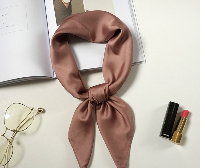 Women's Solid Color Satin Scarf Women's Solid Color Satin Scarf