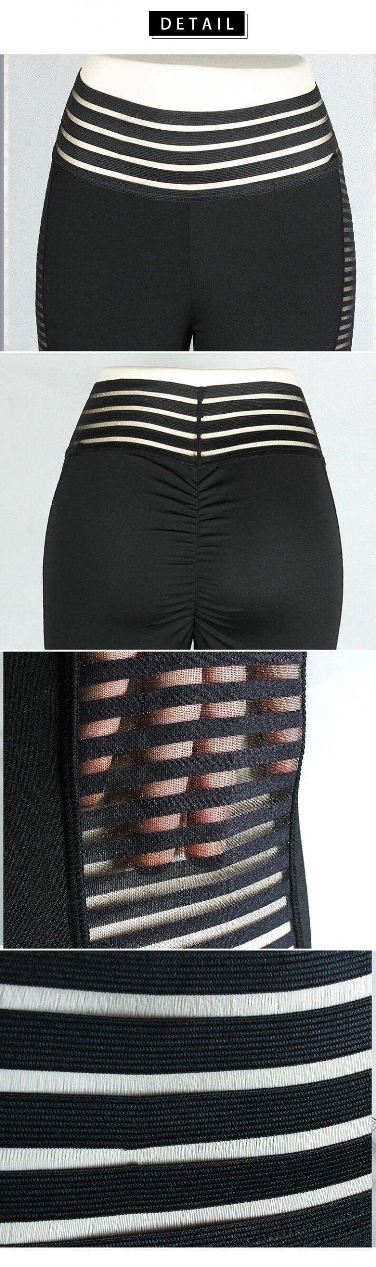 Striped Leggings with Push Up Striped Leggings with Push Up